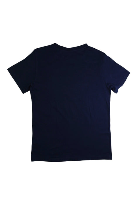 A Navy Short Sleeve T Shirts from Adidas in size 11Y for neutral. (Back View)