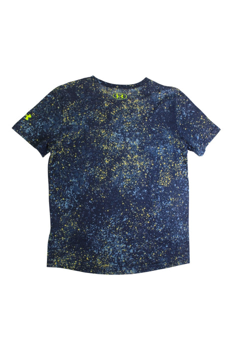 A Blue Short Sleeve T Shirts from Under Armour in size 14Y for boy. (Back View)