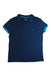 A Navy Short Sleeve Polos from Vilebrequin in size 14Y for boy. (Front View)
