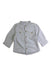 A White Long Sleeve Shirts from Bout'Chou in size 3-6M for boy. (Front View)