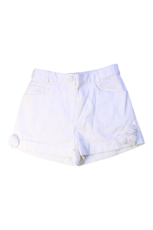A White Shorts from Nicholas & Bears in size 10Y for girl. (Front View)