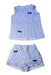A Blue Shorts Sets from Nicholas & Bears in size 12Y for girl. (Front View)