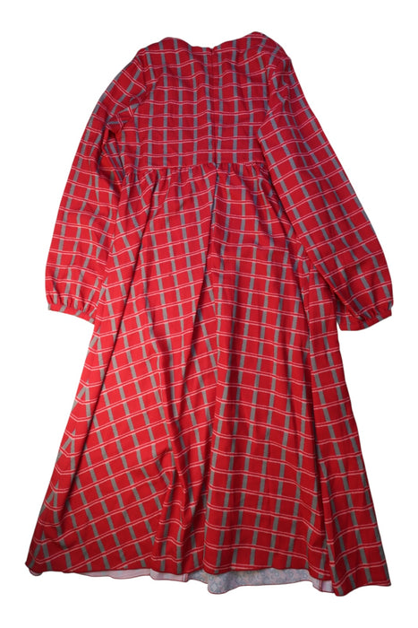 A Red Long Sleeve Dresses from I Pinco Pallino in size 14Y for girl. (Back View)