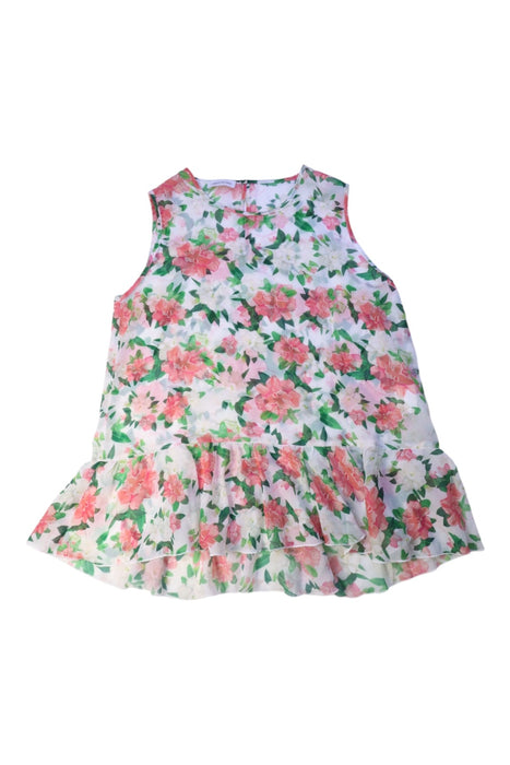 A Pink Sleeveless Dresses from I Pinco Pallino in size 12Y for girl. (Front View)