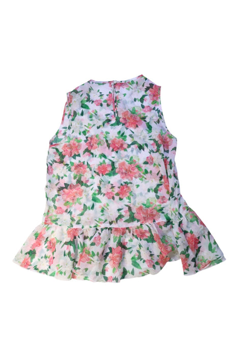 A Pink Sleeveless Dresses from I Pinco Pallino in size 12Y for girl. (Back View)