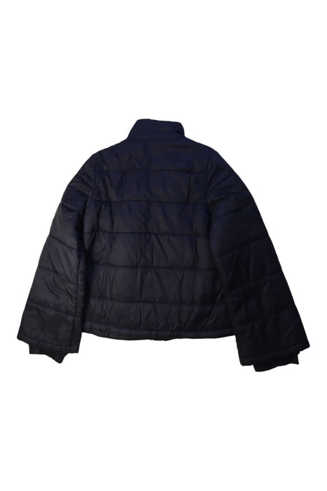 A Black Puffer/Quilted Jackets from I Pinco Pallino in size 10Y for girl. (Back View)
