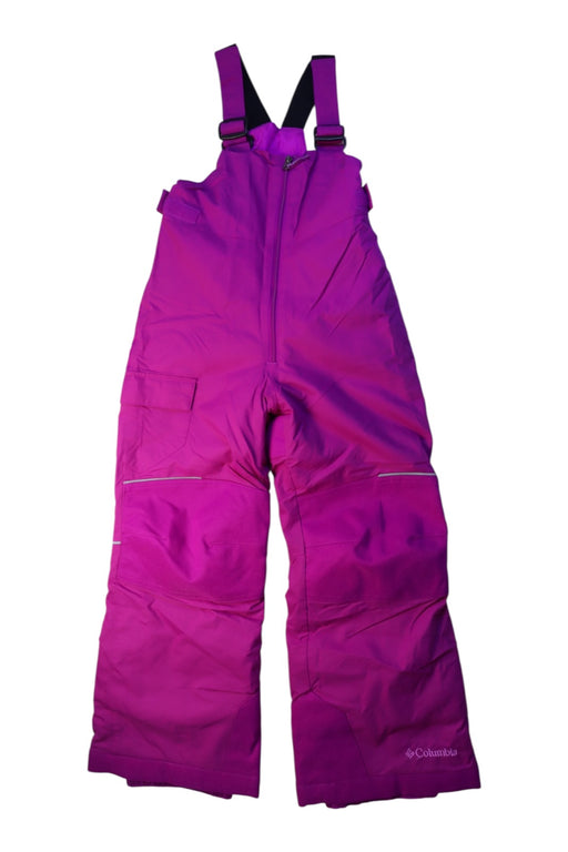 A Pink Ski Pants & Salopettes from Columbia in size 6T for girl. (Front View)