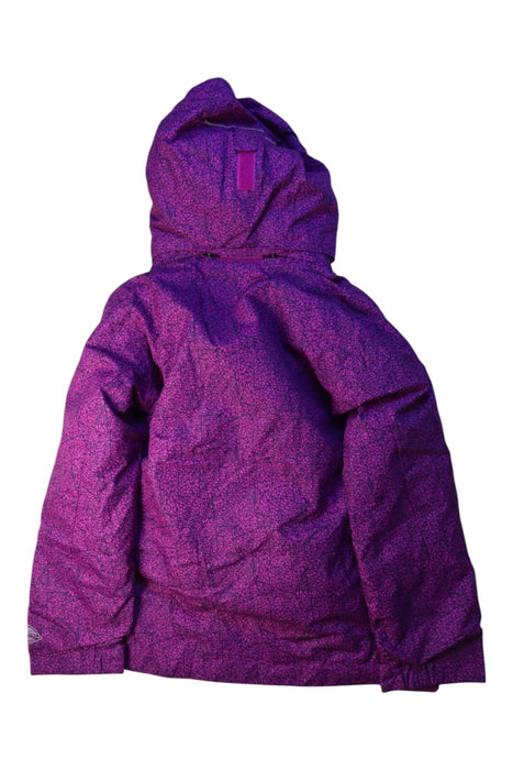 A Purple Puffer/Quilted Coats & Outerwear from Columbia in size 7Y for girl. (Back View)
