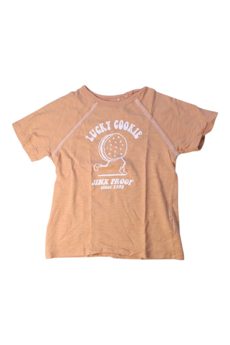 A Peach Short Sleeve T Shirts from Gingersnaps in size 6T for girl. (Front View)