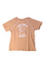 A Peach Short Sleeve T Shirts from Gingersnaps in size 6T for girl. (Front View)