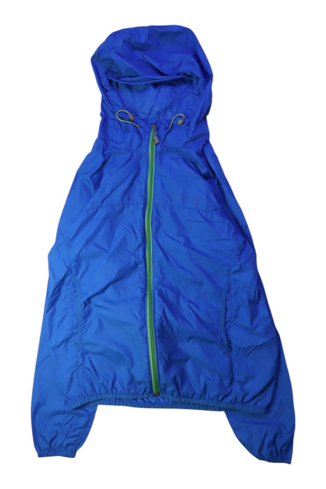 A Blue Lightweight Jackets from Mont-bell in size 10Y for boy. (Front View)