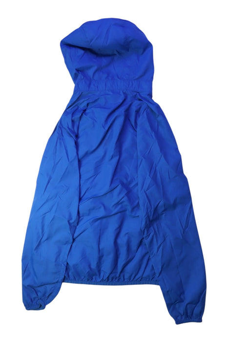 A Blue Lightweight Jackets from Mont-bell in size 10Y for boy. (Back View)