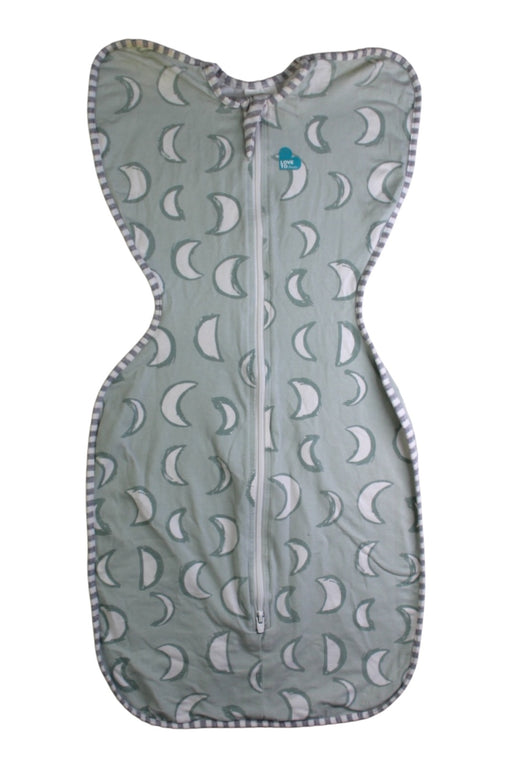 A Green Swaddles from Love To Dream in size 3-6M for neutral. (Front View)