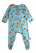 A Blue Onesies from Cotton Pigs in size 3-6M for neutral. (Front View)