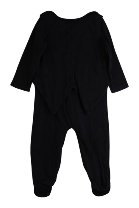 A Black Long Sleeve Jumpsuits from Miniclasix in size 6-12M for boy. (Back View)