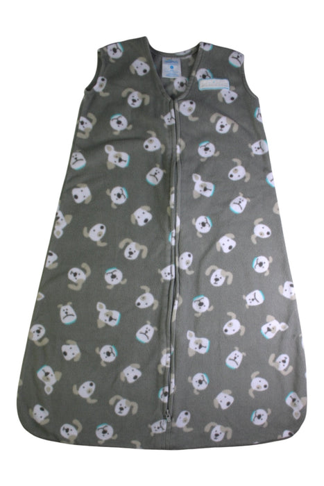 A Grey Sleepsacs from HALO in size 12-18M for boy. (Front View)