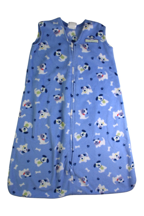 A Blue Sleepsacs from HALO in size 6-12M for boy. (Front View)