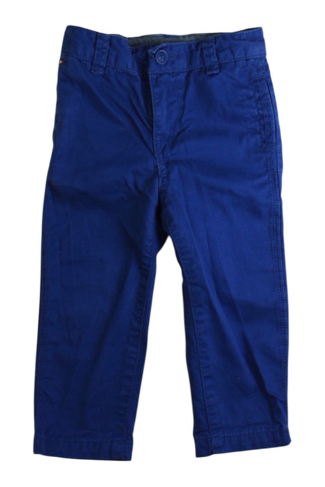 A Blue Casual Pants from Tommy Hilfiger in size 12-18M for boy. (Front View)