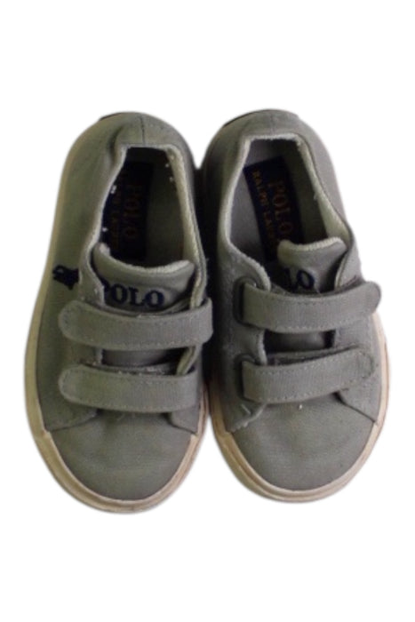 A Grey Sneakers from Polo Ralph Lauren in size 18-24M for boy. (Back View)