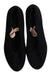 A Black Flats from Sansha in size 13Y for girl. (Back View)