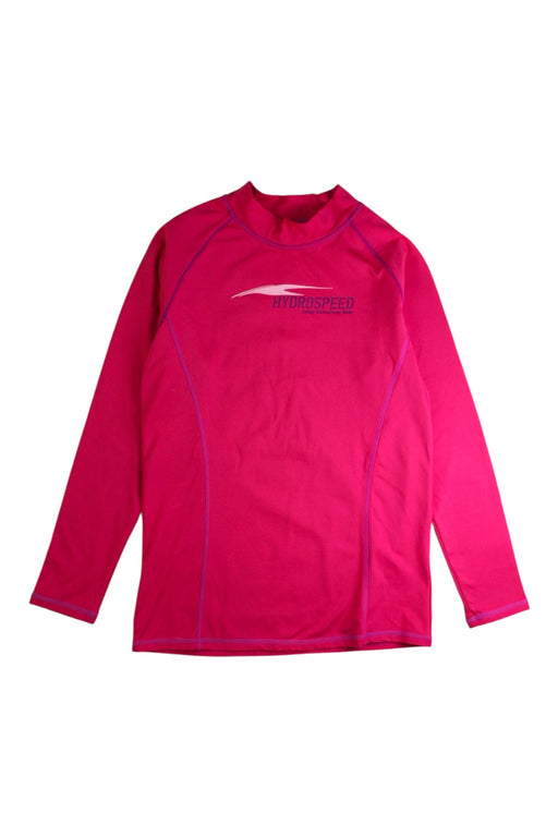 A Pink Rash Guards from Hydrospeed in size 14Y for girl. (Front View)