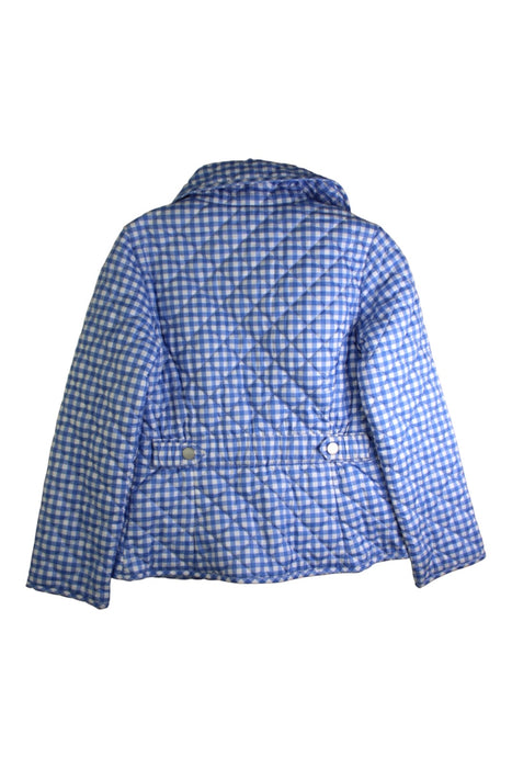 A Blue Puffer/Quilted Jackets from Ralph Lauren in size 8Y for girl. (Back View)