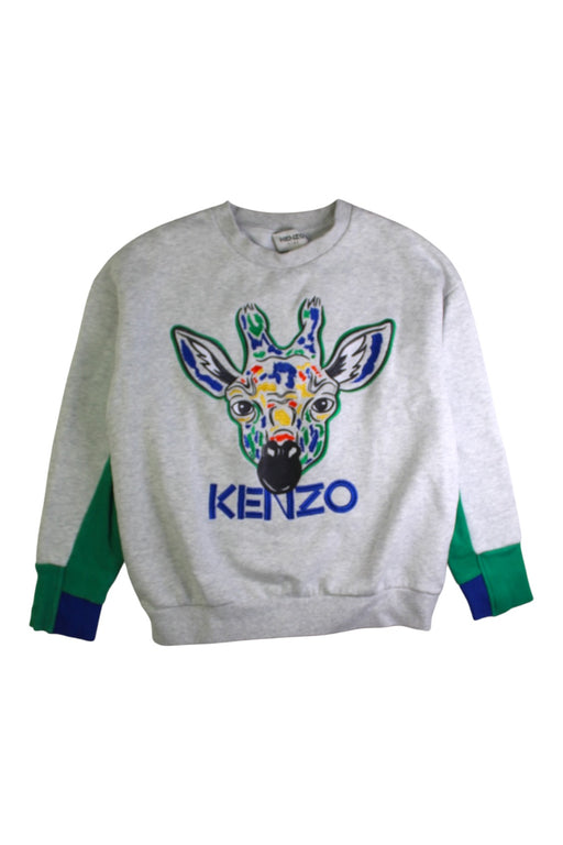 A Grey Crewneck Sweatshirts from Kenzo in size 12Y for boy. (Front View)