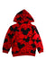 A Red Hooded Sweatshirts from Adidas in size 4T for boy. (Back View)