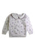 A White Sweatshirts from Petit Lem in size 18-24M for girl. (Front View)