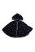 A Navy Capes & Ponchos from Comme Ca Fossette in size Newborn for neutral. (Front View)