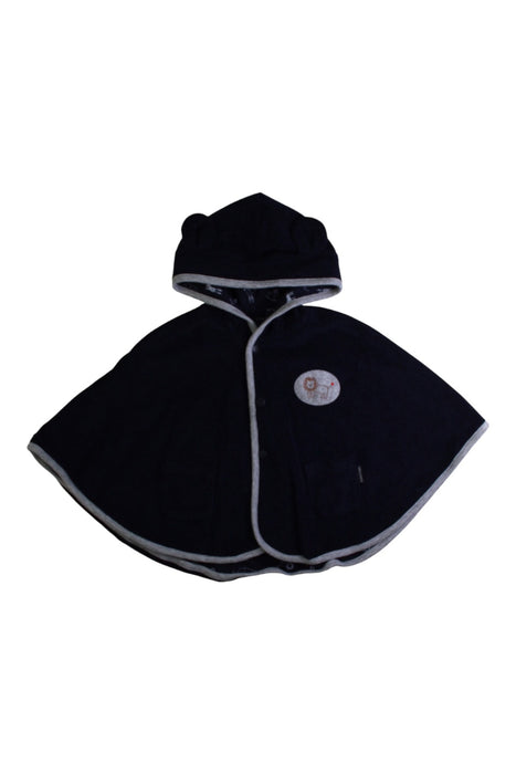 A Navy Capes & Ponchos from Comme Ca Fossette in size Newborn for neutral. (Back View)