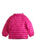 A Pink Puffer/Quilted Jackets from Moncler in size 2T for girl. (Back View)