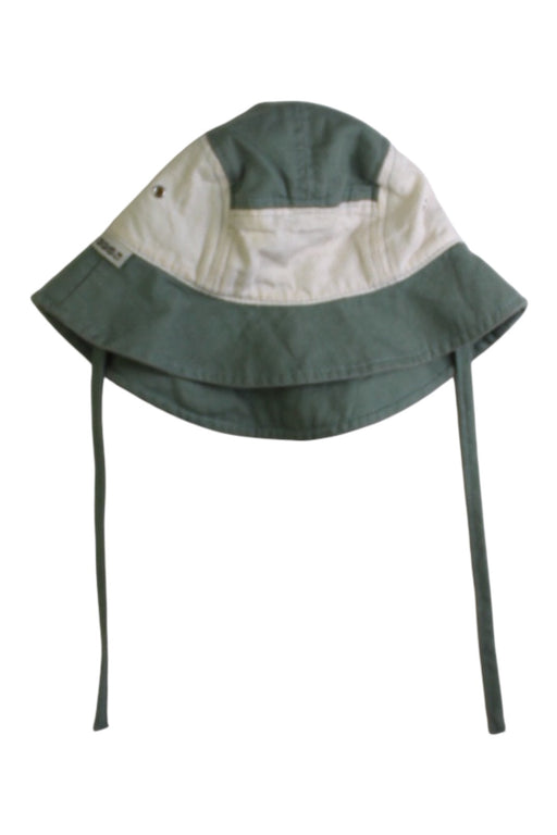 A Green Sun Hats from Ki ET LA in size 6-12M for neutral. (Front View)