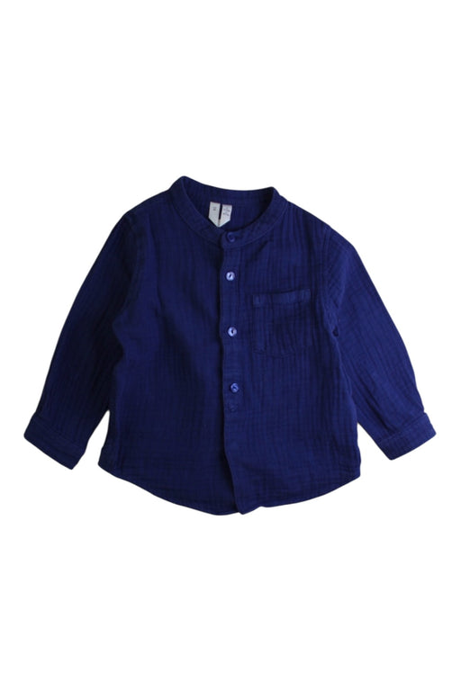 A Navy Long Sleeve Polos from Arket in size 12-18M for boy. (Front View)