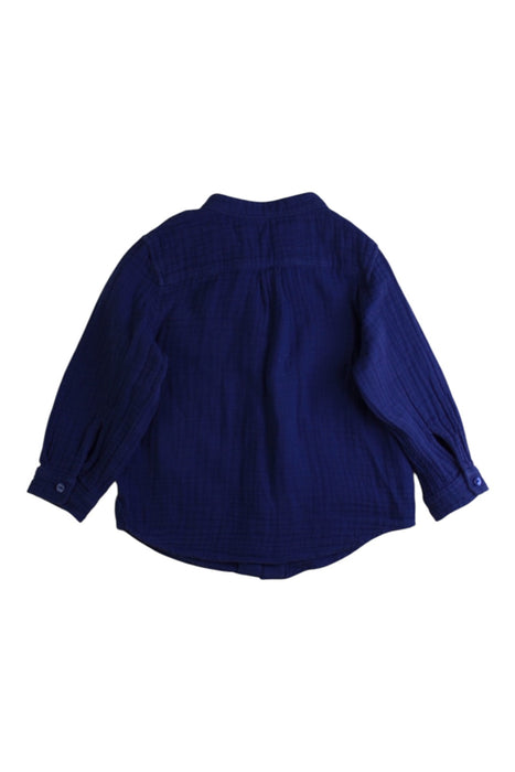 A Navy Long Sleeve Polos from Arket in size 12-18M for boy. (Back View)