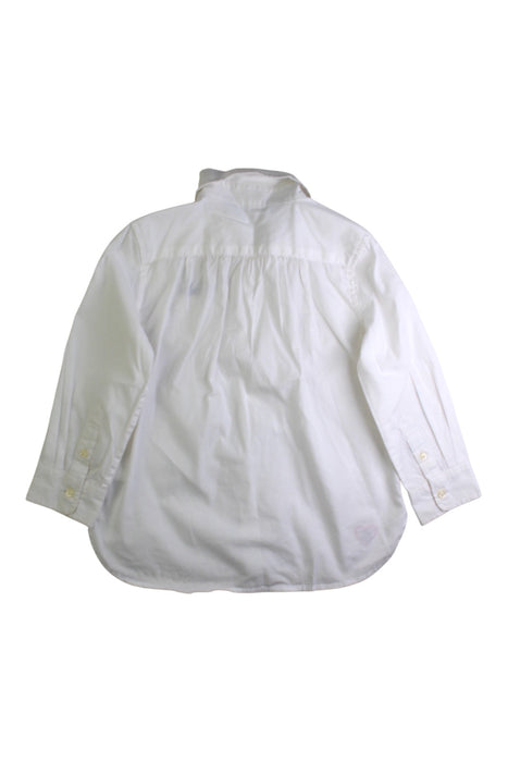 A White Long Sleeve Shirts from Polo Ralph Lauren in size 3T for boy. (Back View)