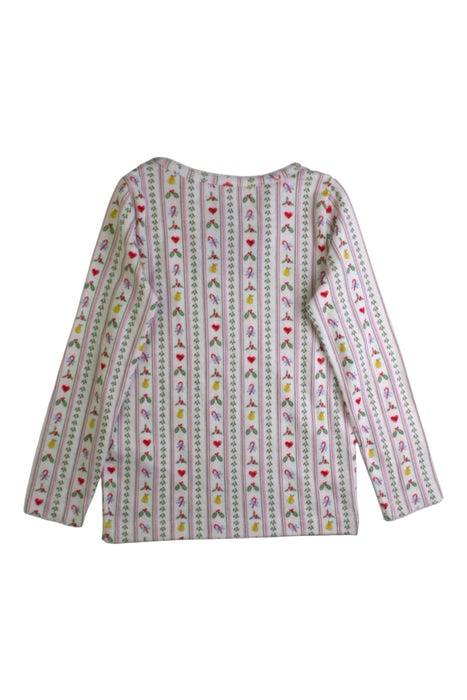 A Pink Long Sleeve Tops from Boden in size 3T for girl. (Back View)