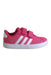 A Pink Sneakers from Adidas in size 3T for girl. (Front View)
