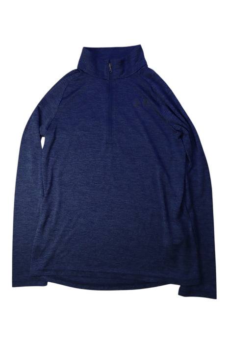 A Blue Active Tops from Under Armour in size 14Y for neutral. (Front View)