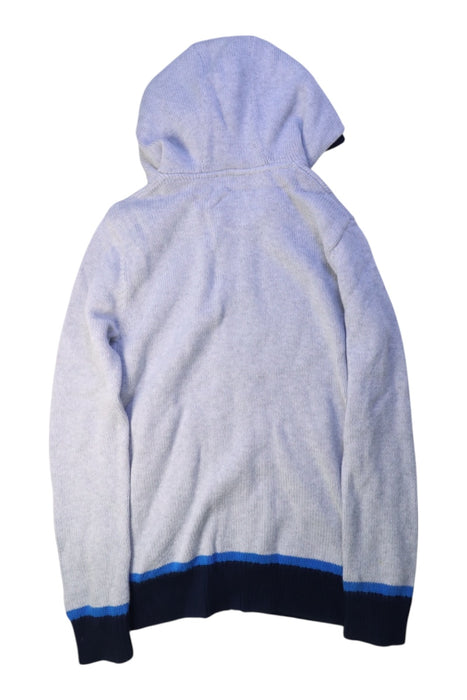 A Grey Hooded Sweatshirts from Boss in size 12Y for boy. (Back View)