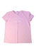 A Pink Short Sleeve T Shirts from Tommy Hilfiger in size 12Y for girl. (Front View)