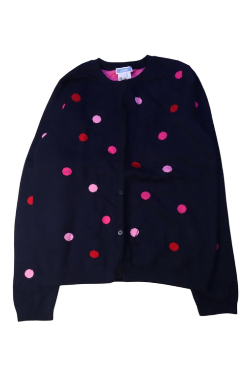 A Navy Cardigans from Jacadi in size 12Y for girl. (Front View)