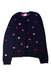 A Navy Cardigans from Jacadi in size 12Y for girl. (Front View)