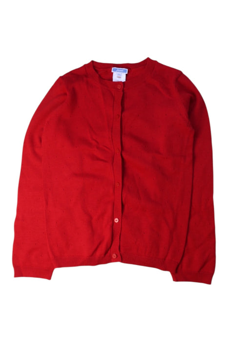 A Red Cardigans from Jacadi in size 10Y for girl. (Front View)