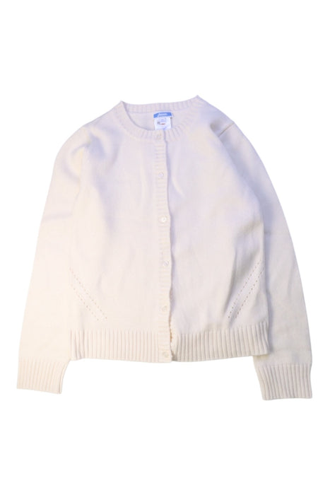 A White Cardigans from Jacadi in size 10Y for girl. (Front View)