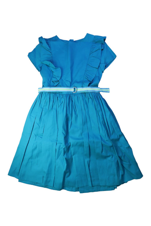 A Blue Short Sleeve Dresses from Jacadi in size 12Y for girl. (Front View)