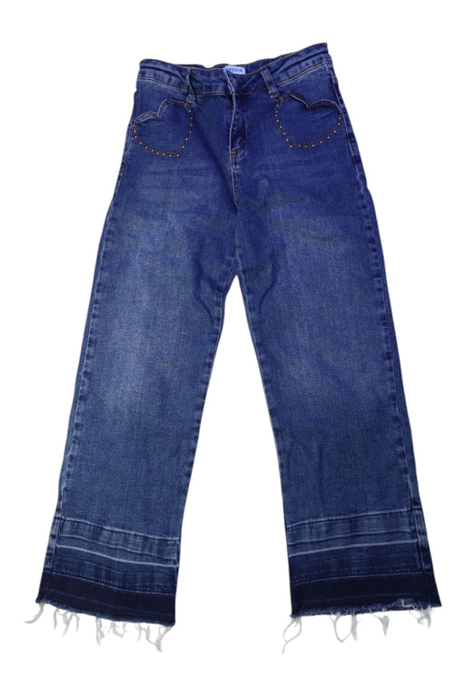 A Blue Jeans from Mayoral in size 9Y for girl. (Front View)