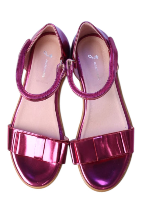 A Pink Sandals from Jacadi in size 9Y for girl. (Back View)