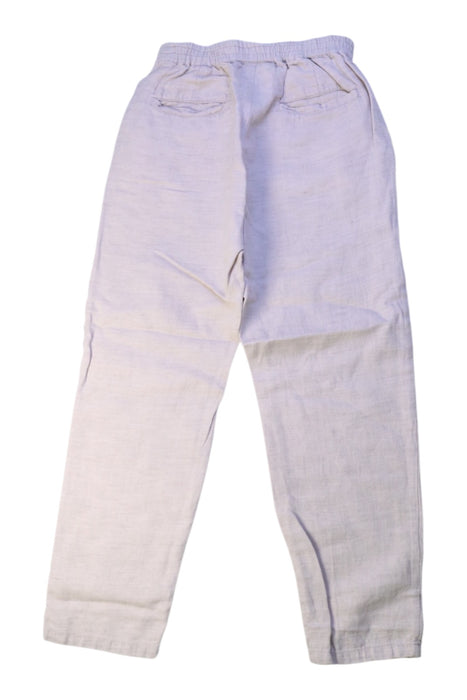 A White Casual Pants from Bonpoint in size 8Y for girl. (Back View)