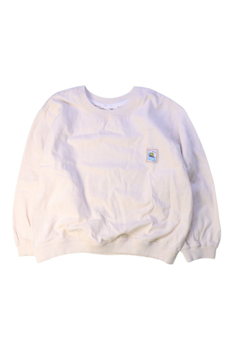 A White Crewneck Sweatshirts from American Vintage in size 8Y for girl. (Front View)